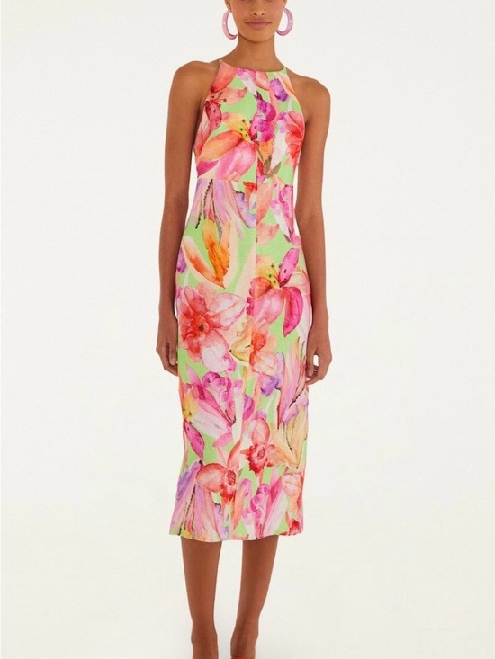 FARM Rio Dresses & Skirts - NWT Farm Rio Artsy Flora Midi Dress, size Medium